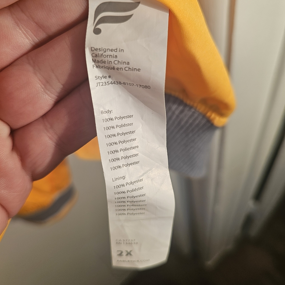 Fabletics Orange Bomber Jacket Lightweight Spring… - image 7